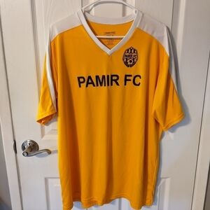 Ali Rezai‎ #1 Orange Soccer Jersey Pamir FC Size XL